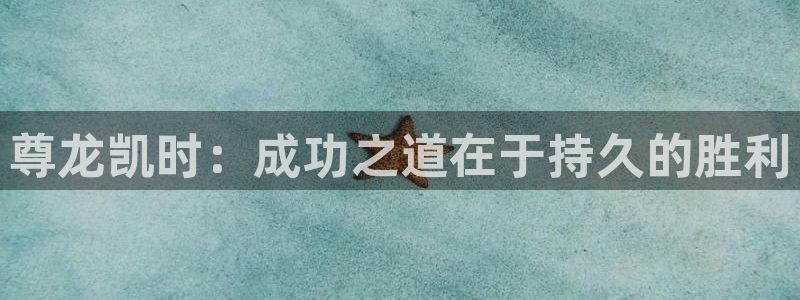 u8国际平台：尊龙凯时：成功之道在于持久的胜利